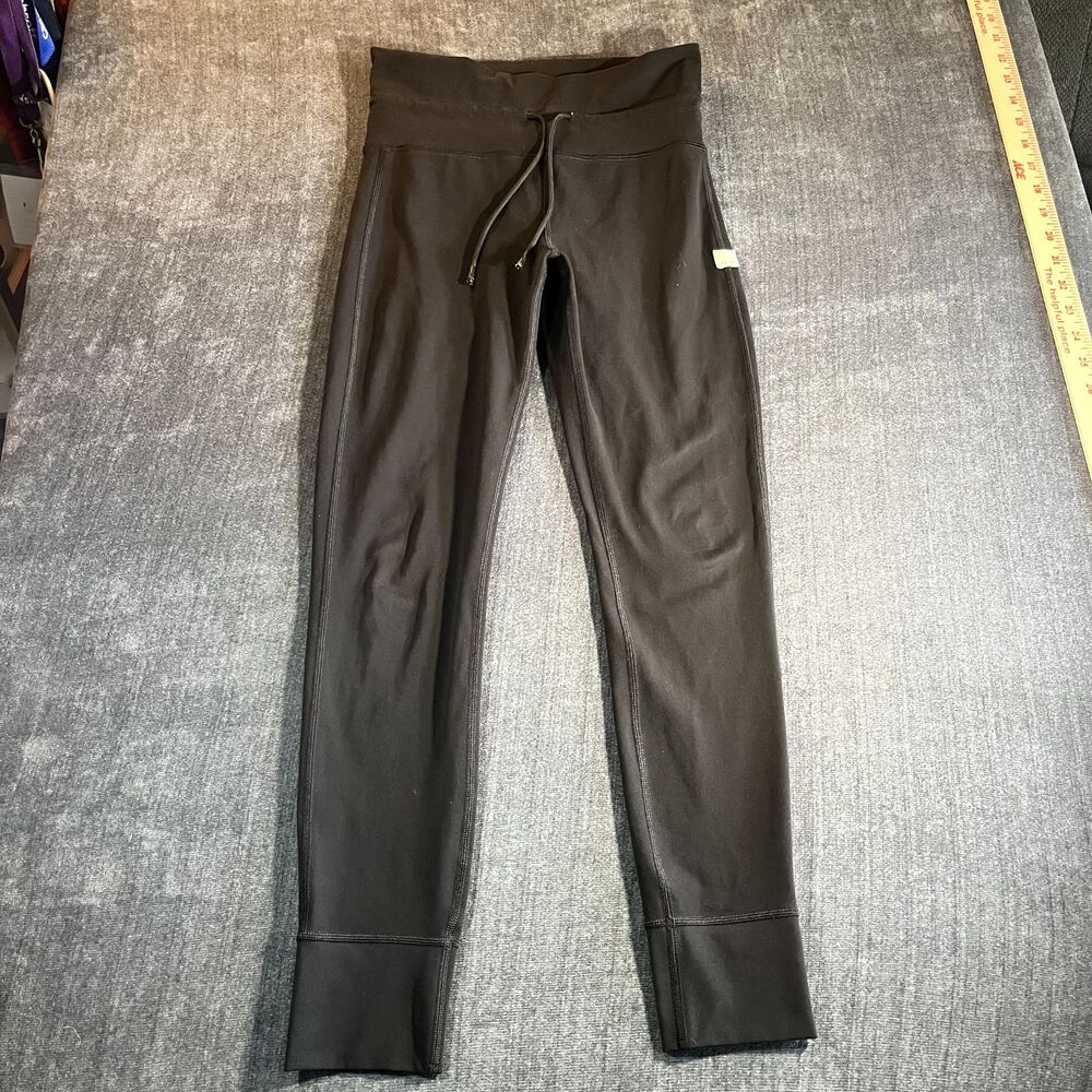 Vuori Daily Legging Women's Size S Black High Rise Drawstring Yoga Pants VW323